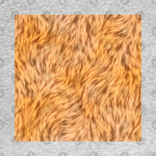 Orange Fur Design by CraftyCatz